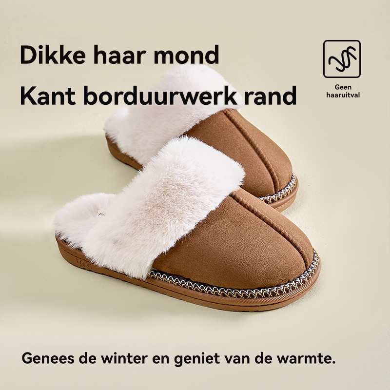 Pantoffels |  Dames Groene Pantoffels Barrine