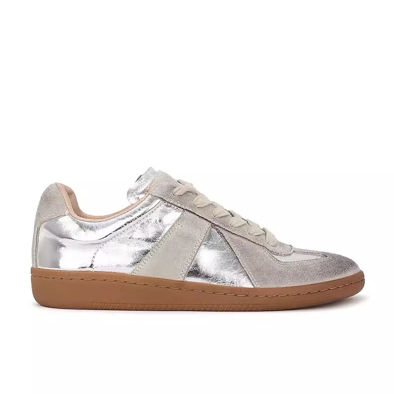 Sneakers |  Dames Zilveren Lage Sneakers Ray Owen